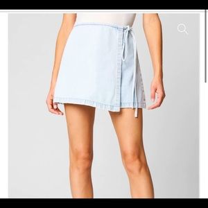 BlankNYC Light Denim Skort